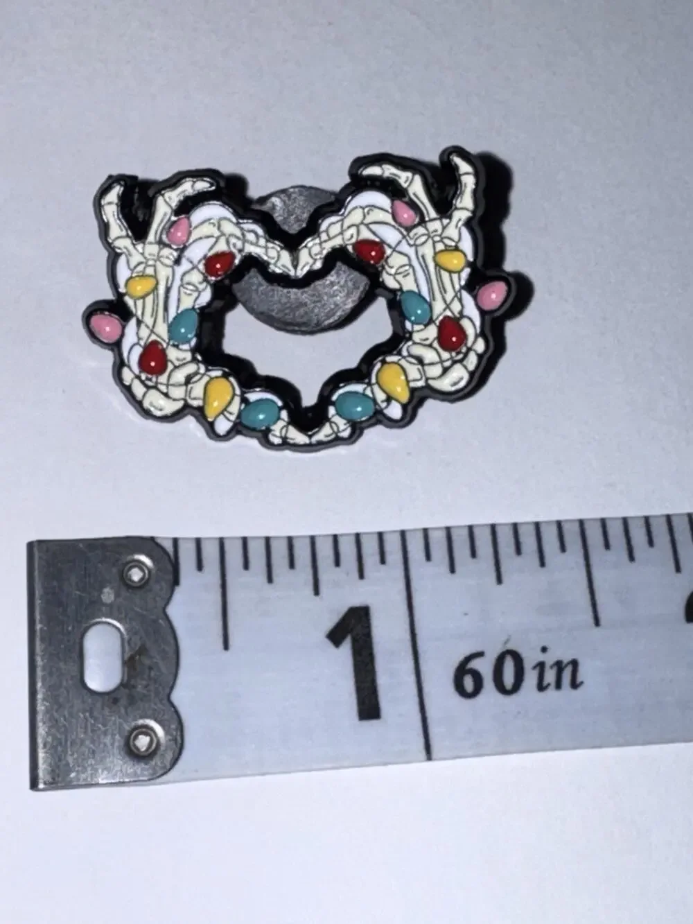 Skeleton Hands Christmas Holiday Holidays Pin Brooch